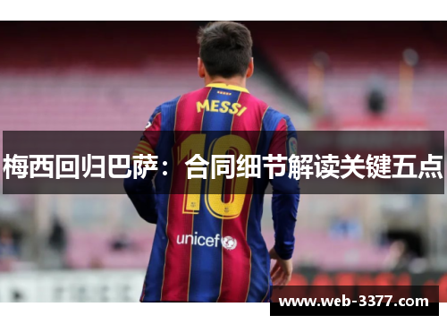 梅西回归巴萨：合同细节解读关键五点