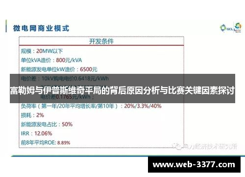 富勒姆与伊普斯维奇平局的背后原因分析与比赛关键因素探讨